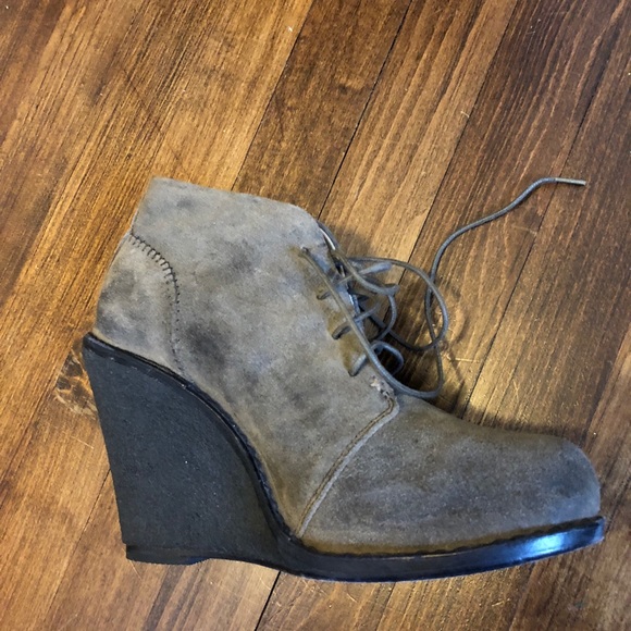 Rag & Bone suede wedge booties - Picture 4 of 4